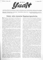Sieben Jahre deutsche Segelsportgeschichte