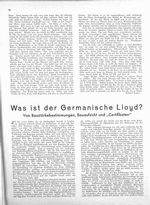 Germanische Lloyd?, Was ist der