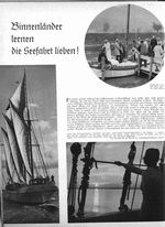 Binnenländer lernen die Seefahrt lieben