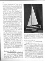 Modellboot-Konstruktion im Ausland, Deutsche