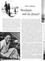 Frauen-Rennsegeln