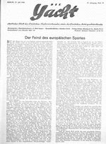 England, Feind des europäischen Segelsports