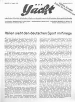 Italienischer Sport im Kriege