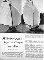 Spinnaker-Setzen und -Bergen auf Jollen