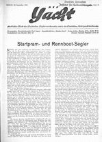 Startpram und Rennbootsegler