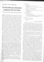 Ostdeutscher Segelsport. Entwicklung nach dem Kriege