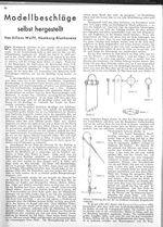Modellbeschläge selbst hergestellt