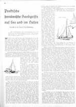 Handgriffe auf See und im Hafen