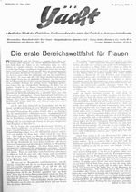 Frauen-Bereichswettfahrt, Erste