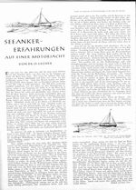 Seeankererfahrung auf einer Motorjacht