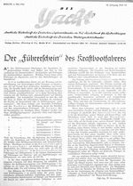 Führerschein des Kraftbootfahrers