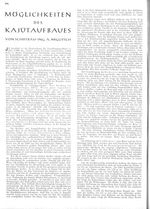 Kajütaufbaus, Möglichkeiten des (A. Miglitsch)