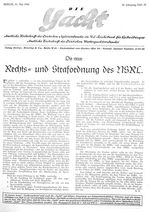 Rechts- und Strafordnung des NSRL., Neue