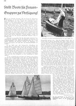 Frauenrennsegeln zur Verfügung, Stellt Boote für (Geiske)