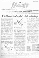 Theorie des Segelns (Eichler)