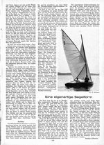 Segelform, eine eigenartige