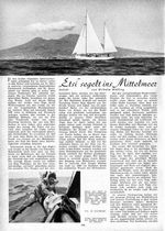 "Etsi" segelt ins Mittelmeer