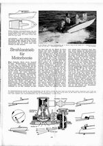 Strahlantrieb für Motorboote