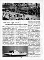 Was wird gebaut? Werftumfrage