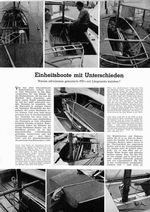 Einheitsboote mit Unterschieden. Warum schwimmen gekenterte FD's mit Längstanks kieloben?