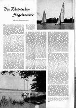 Die rheinischen Segelreviere