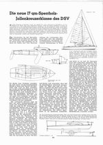 17 m² Jollenkreuzer nach den vorläufigen Bestimmungen des DSV (Ernst Lehfeld)