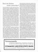 Sind die Helden müde geworden?