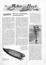 Nautilo, neuer luftgekühlter Außenbordmotor
