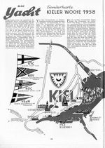 Sonderkarte Kieler Woche 1958