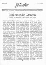 "America"-Pokalrennen (Gedanken und Kommentare)