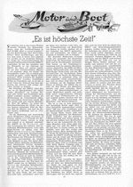 "Es wird höchste Zeit!“