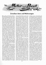 Zwischen Auto und Wohnwagen