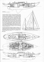 21,84 m stählerne Kielschwertyacht "Barlovento II" (Philip L. Rhodes)