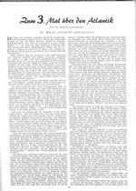 Zum drittenmal über den Atlantik (Dr. Lindemann) Beginn des Artikels 1959