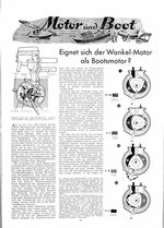 Wankel-Motor, eignet sich der ... als Bootsmotor?