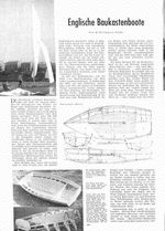 Englische Baukastenboote (London Boat-Show)