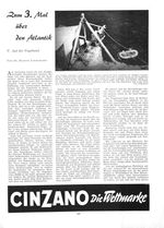 Zum drittenmal über den Atlantik (Dr. Lindemann) Beginn des Artikels 1959