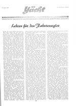 Fahrtensegler, Lehren für den