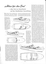 Stockholmer Ausstellung, fast nur Motorboote auf der