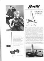 Tragflächenboot mit Profilsegeln
