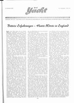 Olympia-Segelregatten. Bittere Erfahrungen – Harte Worte in England