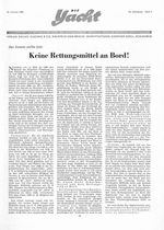 Rettungsmittel, keine, an Bord