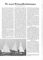 Wettsegelbestimmungen, die neuen