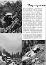 Bergsteigen mit Auto und Boot