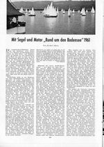 "Bodensee-Rund" mit Segel und Motor