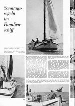 Sonntagssegeln im Familienschiff