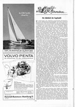 Die Schönheit der Segelyacht