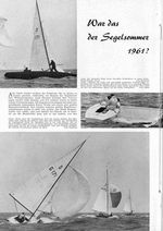 Segelsommer, war das der, 1961?