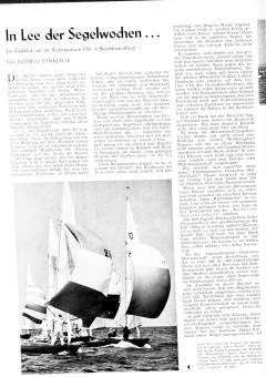 Rückblick auf die Regattasaison 1961