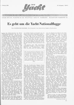 Yacht-Nationalflagge, es geht um die